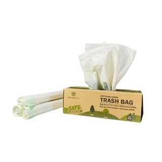 Biologisch abbaubarer Müllsack mit Kordelzug